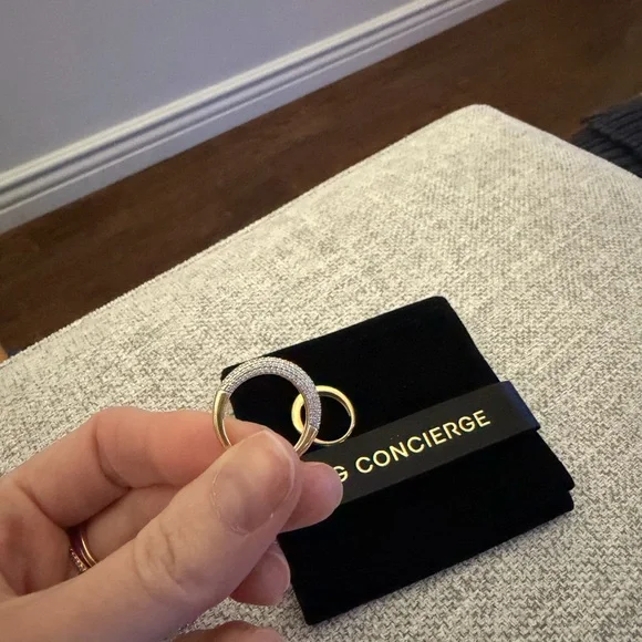 Ring Concierge Petite Cloud Ring Pavé diamond with yellow gold. - Picture 6 of 6